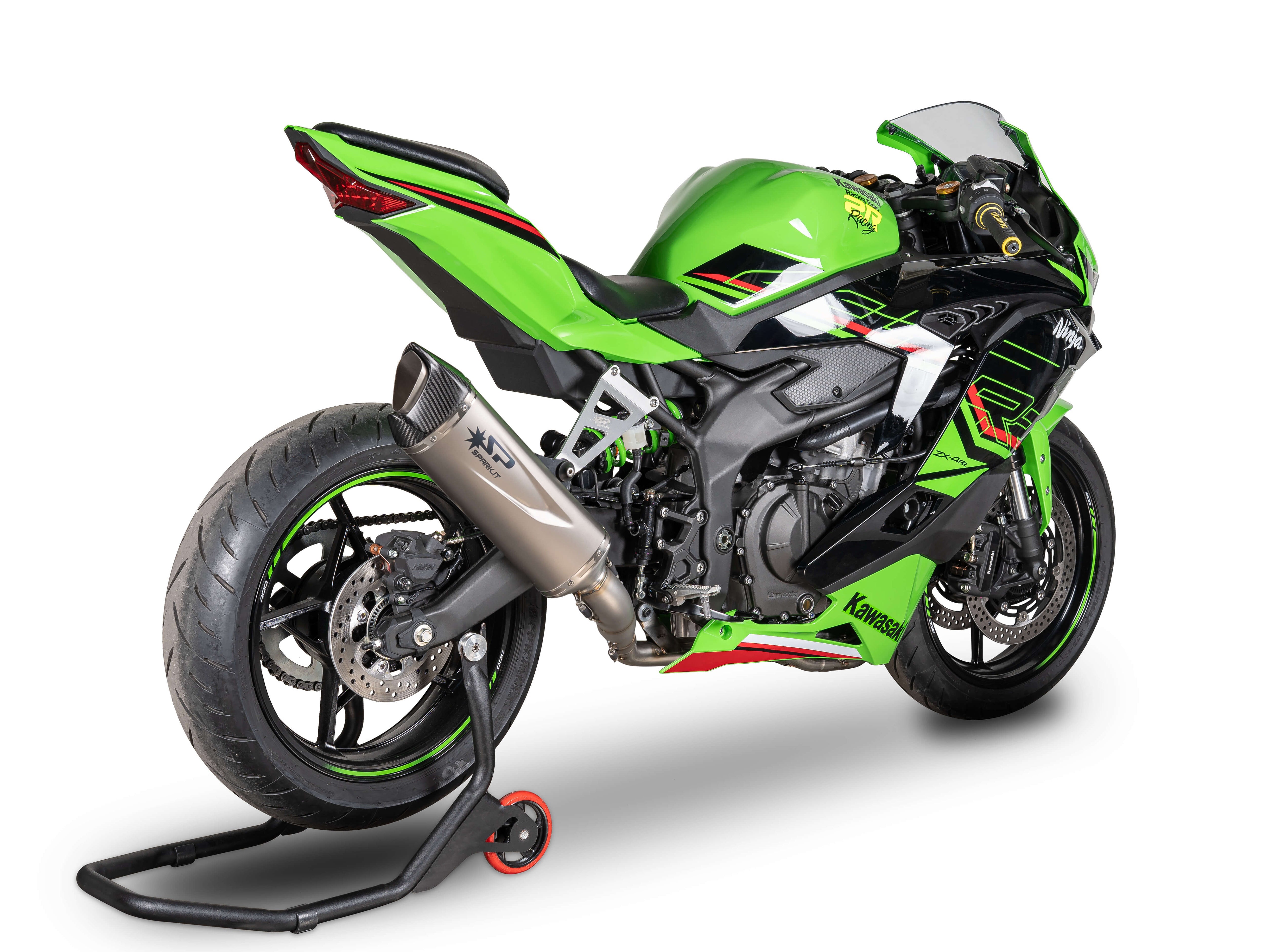 SPARK Kawasaki ZX-4RR Titanium Street Exhaust System – Factory Racing
