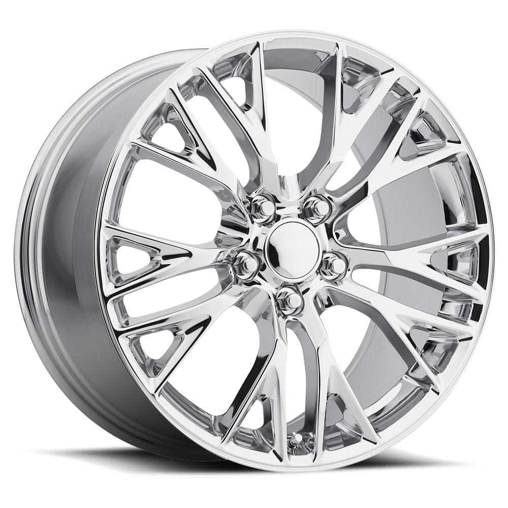FR 22 – C7 ZO6 CORVETTE REPLICA WHEELS – CHROME - Factory