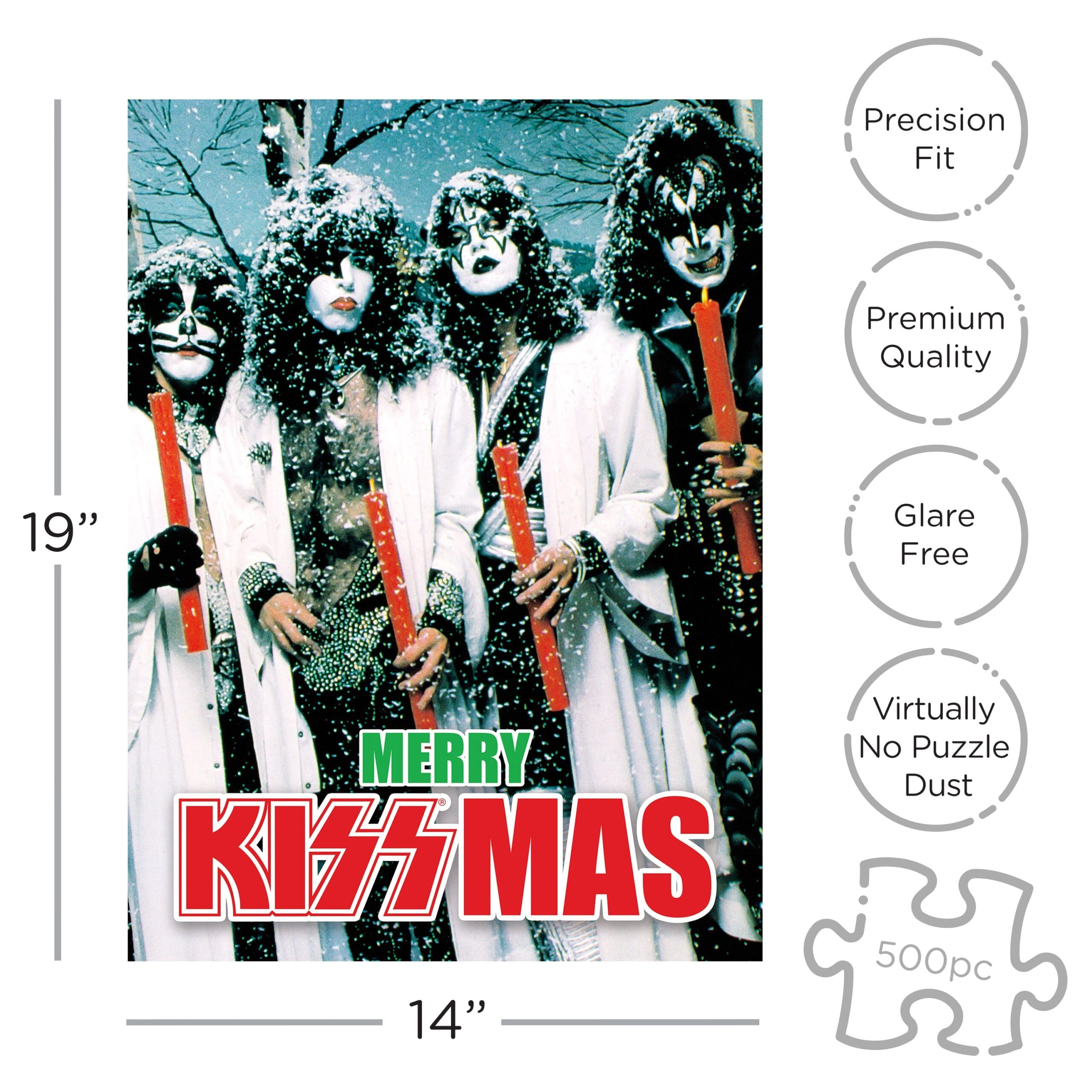 Merry Kissmas 500 Piece Jigsaw Puzzle