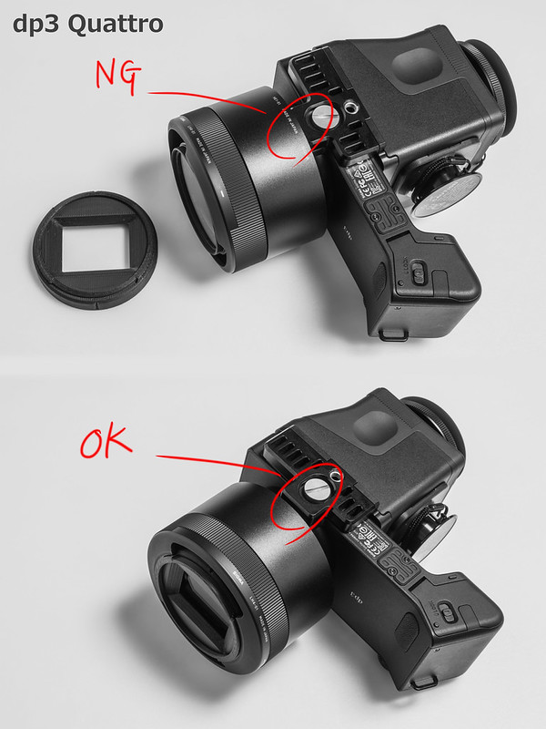 3Dプリンターで製作したカメラアクセサリー第14弾 SIGMA dp1Q&dp2Q用