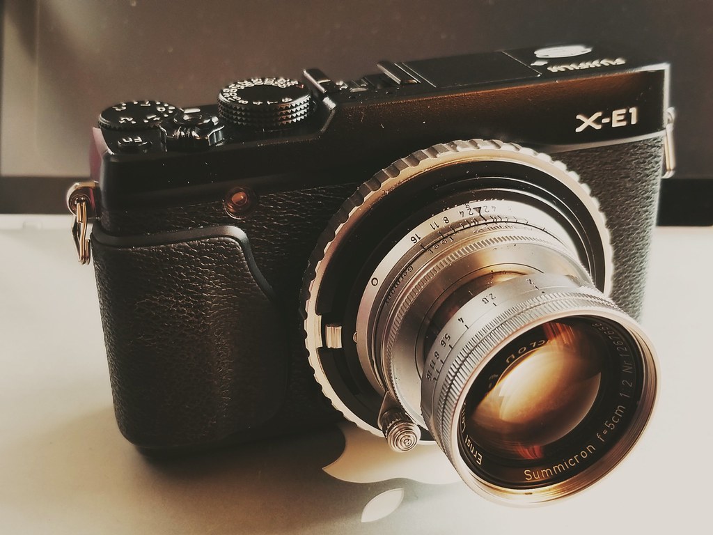 X-E1】オールドレンズ用の初期設定。ライカsummicron 5cmで3種類の