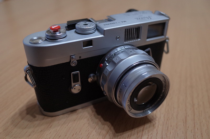 持ち運びに便利な沈胴レンズLeica Elmar 90mm f4.0をお迎えです