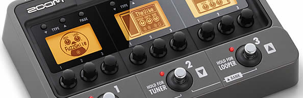 ZOOMからストンプボックス感覚のエフェクター「G3」が登場！【ギター
