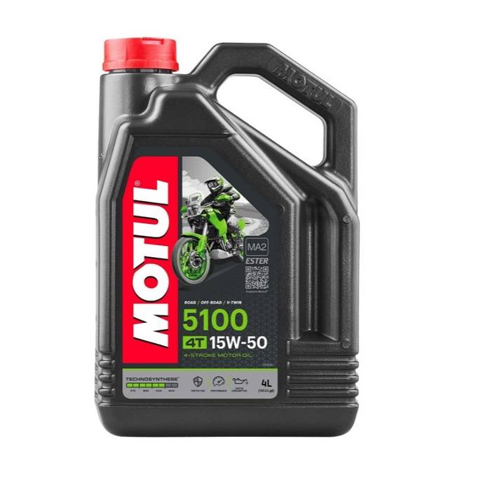 Motul 5100 4T Four-Stroke Engine Oil 15W50 (4L / 1.05 gal