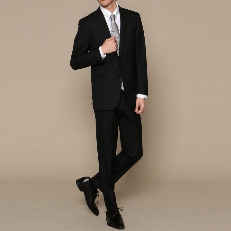 レンタル] ユナイテッドアローズ シャドーストライプ メンズスーツ2点