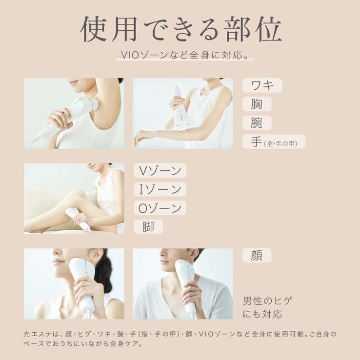 レンタル] パナソニック 光美容器 光エステ＜ボディ＆フェイス用＞ ES