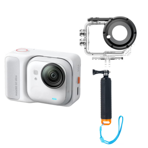 レンタル] Insta360 GO Ultra アクションカメラ 潜水セット ホワイト