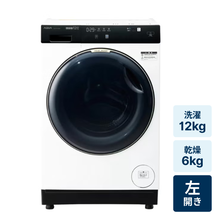 レンタル] アクア 【左開き】AQW-SD12R ドラム式洗濯乾燥機 洗濯12kg