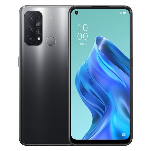 レンタル] OPPO Reno5 A CPH2199 SIMフリー[シルバーブラック