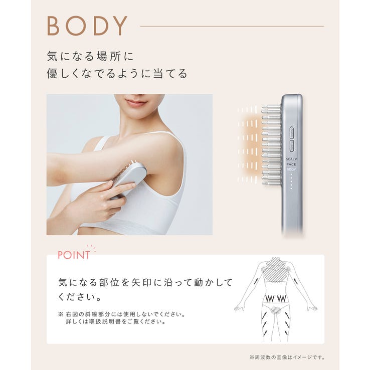 SALONIA 美顔器 フェイス・ボディ切替 SALONIA 美顔器 フェイス