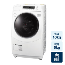 レンタル] SHARP (シャープ)【左開き】洗濯7kg/乾燥3.5kg ドラム式洗濯