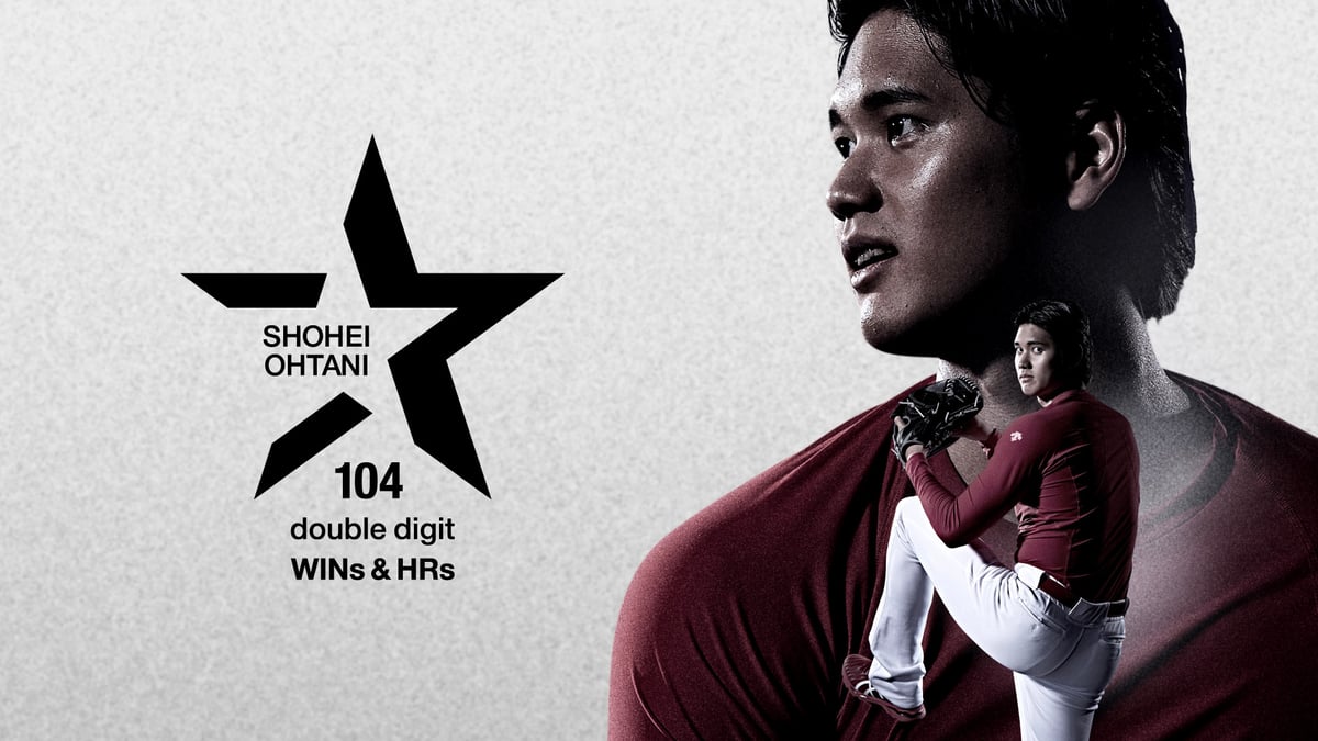 大谷翔平の二桁勝利＆二桁本塁打記念Tシャツ発売、直筆のロゴを使用