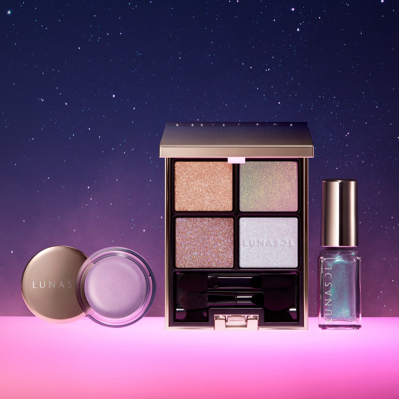 2023年クリスマスコフレ】ルナソル：華やかなムードと輝きが詰め込まれ