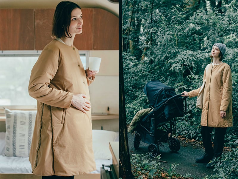 ザ・ノース・フェイス」マタニティウェア新作、汗冷えを軽減する