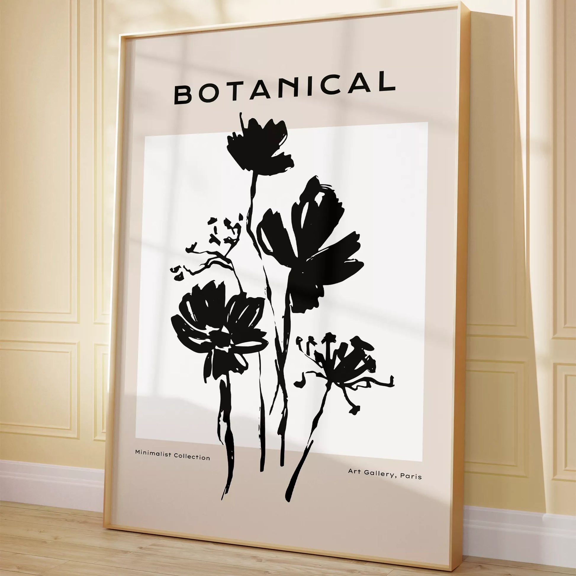 アートポスター ボタニカル 黒 モノトーン 北欧モダン – FashionWallArt