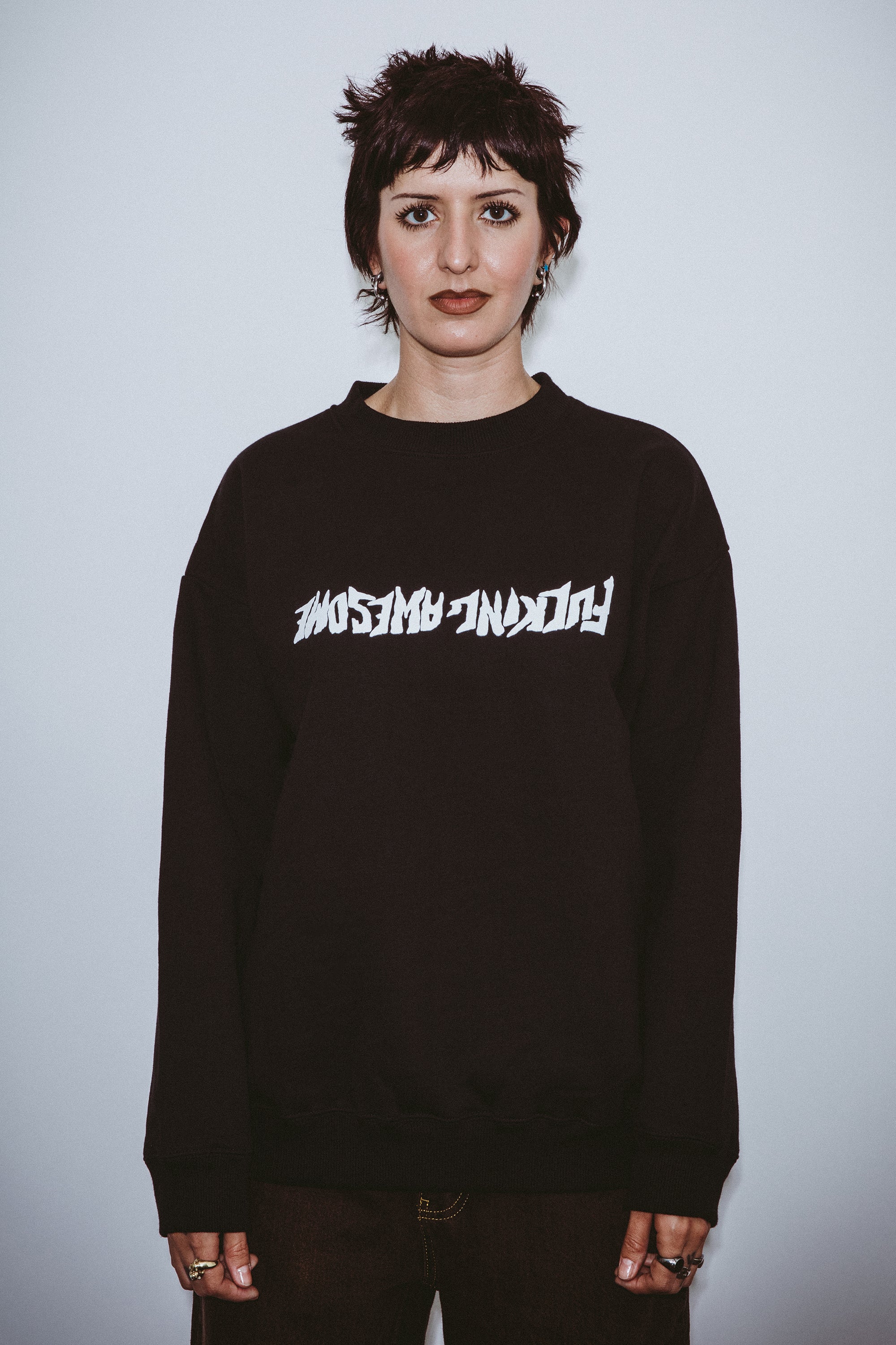 Upside Down Logo Crewneck new – Fucking Awesome