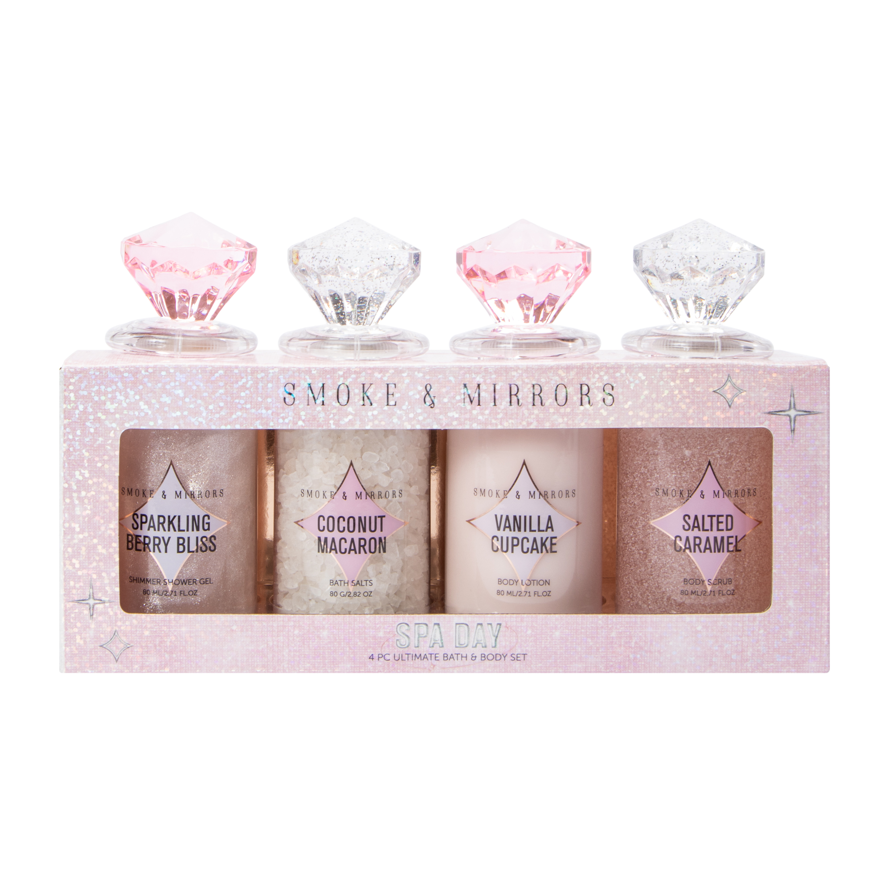 Smoke & Mirrors Spa Day Ultimate Bath & Body Set 4-Count | Five Below