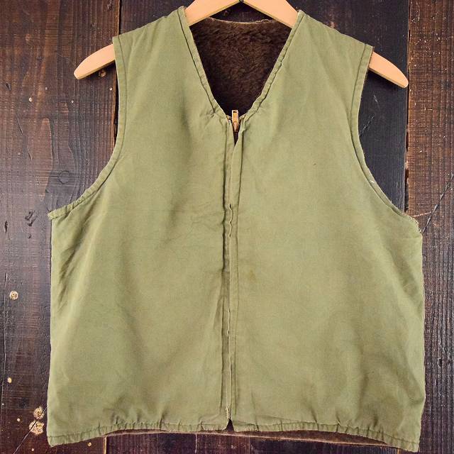 40's US.NAVY アルパカデッキベスト 40年代 USN ネイビー アメリカ軍