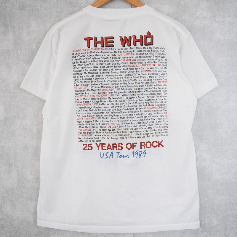 80年代 80s ザフー バンT ミュージック 音楽 │ヴィテージ古着屋Feeet