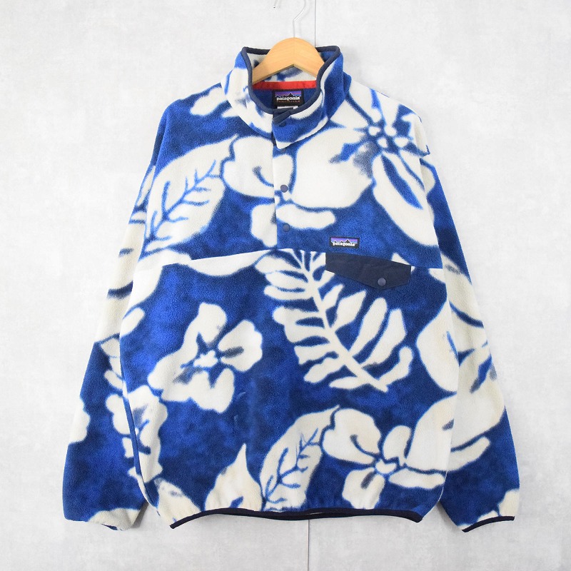 2000年代 2000s パタゴニア アウトドア 総柄 花柄 青 ブルー シンチラ