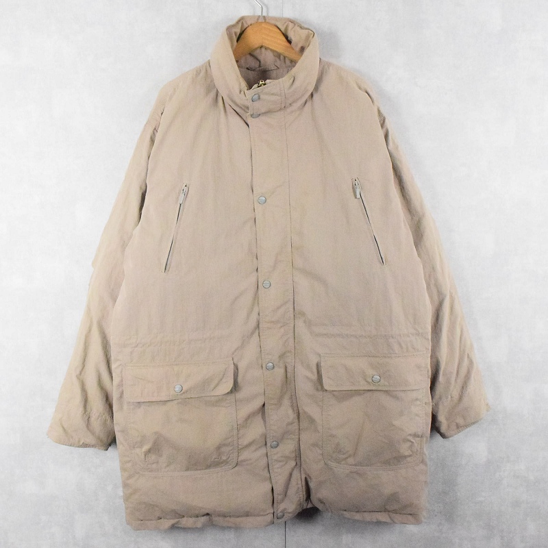 80年代 80s エルエルビーン アウトドア ベージュ ダウンジャケット