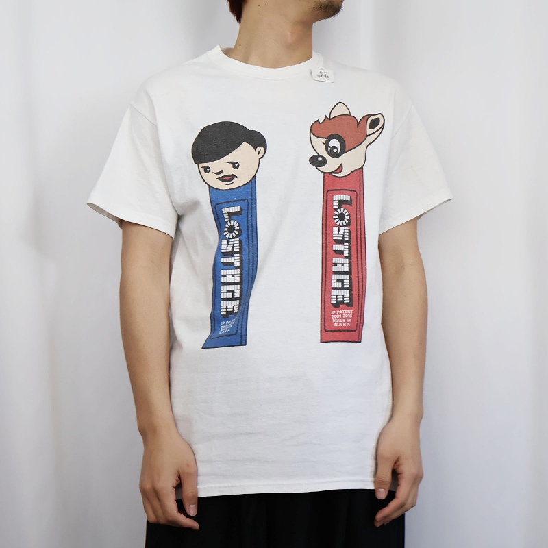 ロストエイジ 音楽 ミュージック バンドTシャツ プリントTシャツ 白