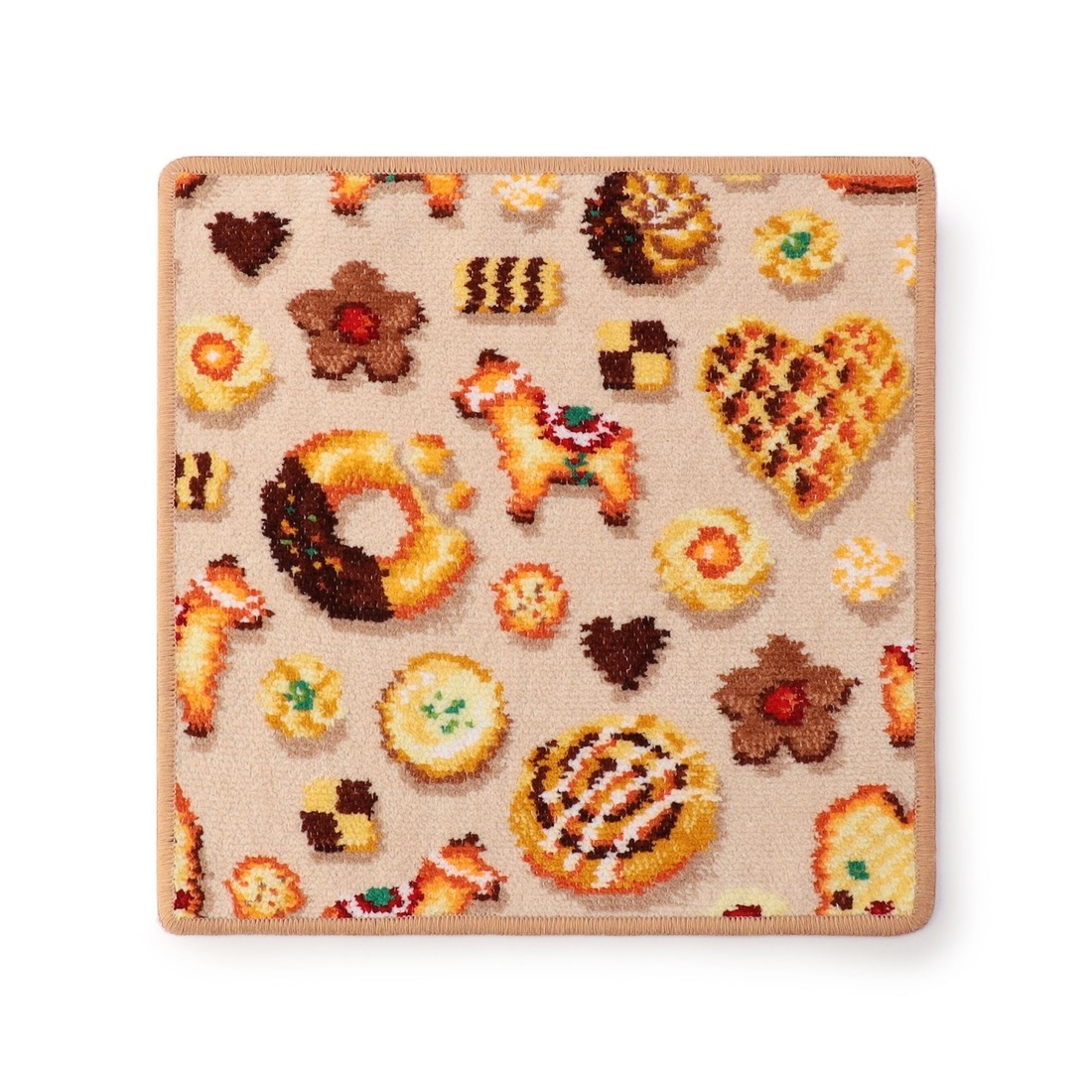 フィーカタイム ハンカチ(ベージュ×ベージュ): FEILER｜フェイラー公式