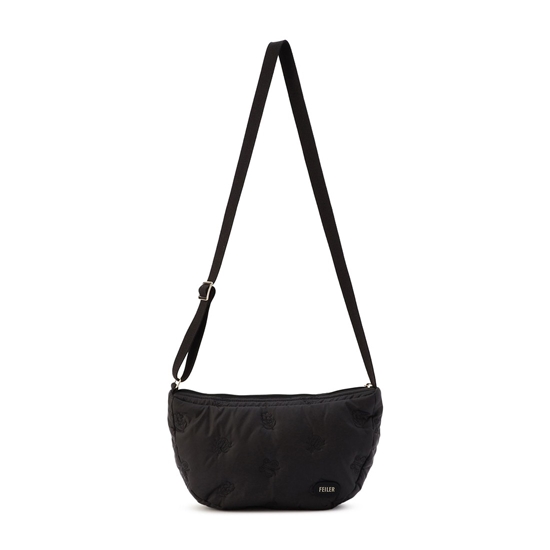 ハイジ ハーフムーンバッグ HE-257318(ブラック): FEILER｜フェイラー
