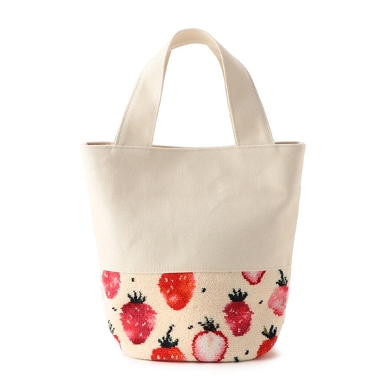 ストロベリードット バッグ L/STD-223014(アイボリー): LOVERARY BY