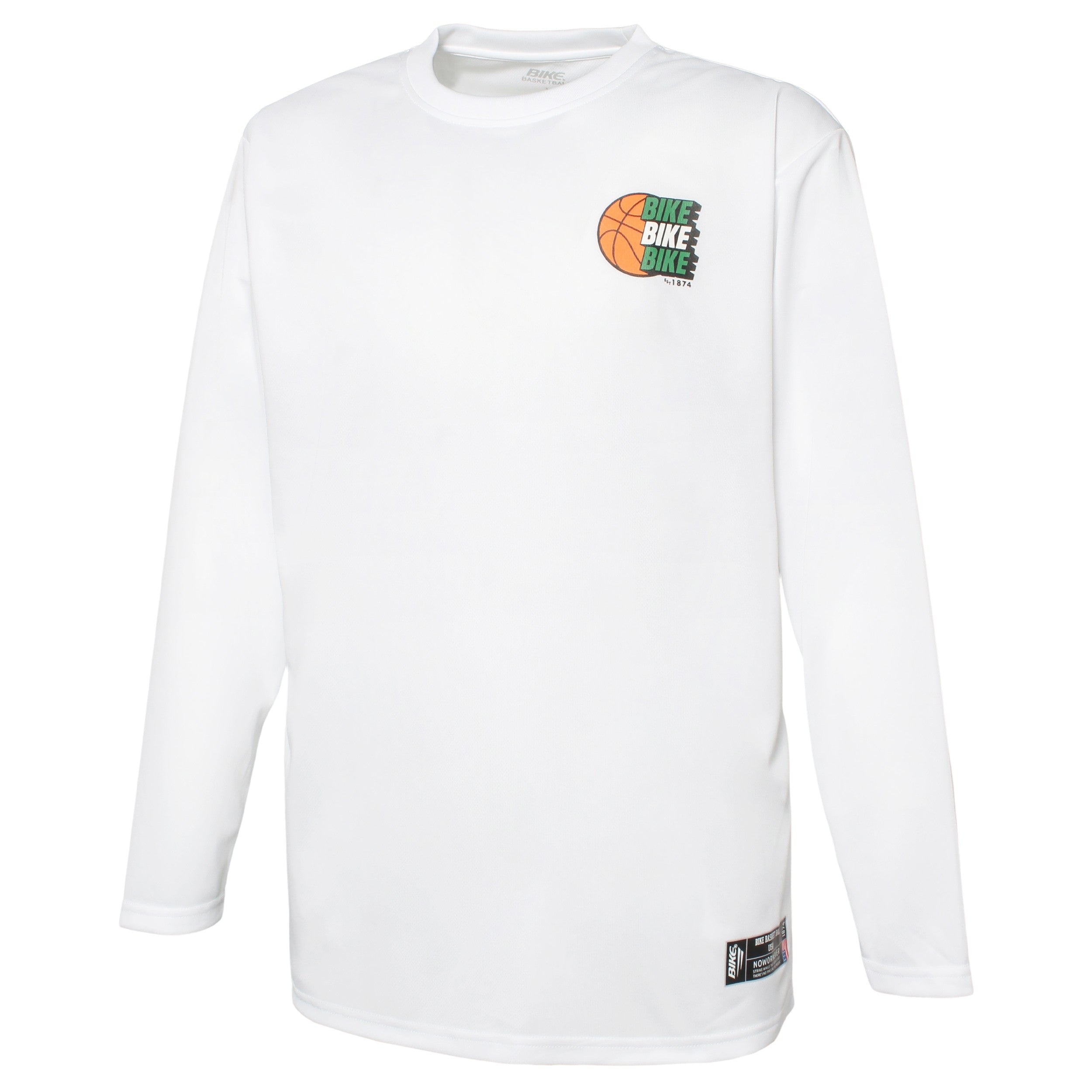 BIKE バイク バスケットボール バスケ メンズ 長袖 プラクティス T