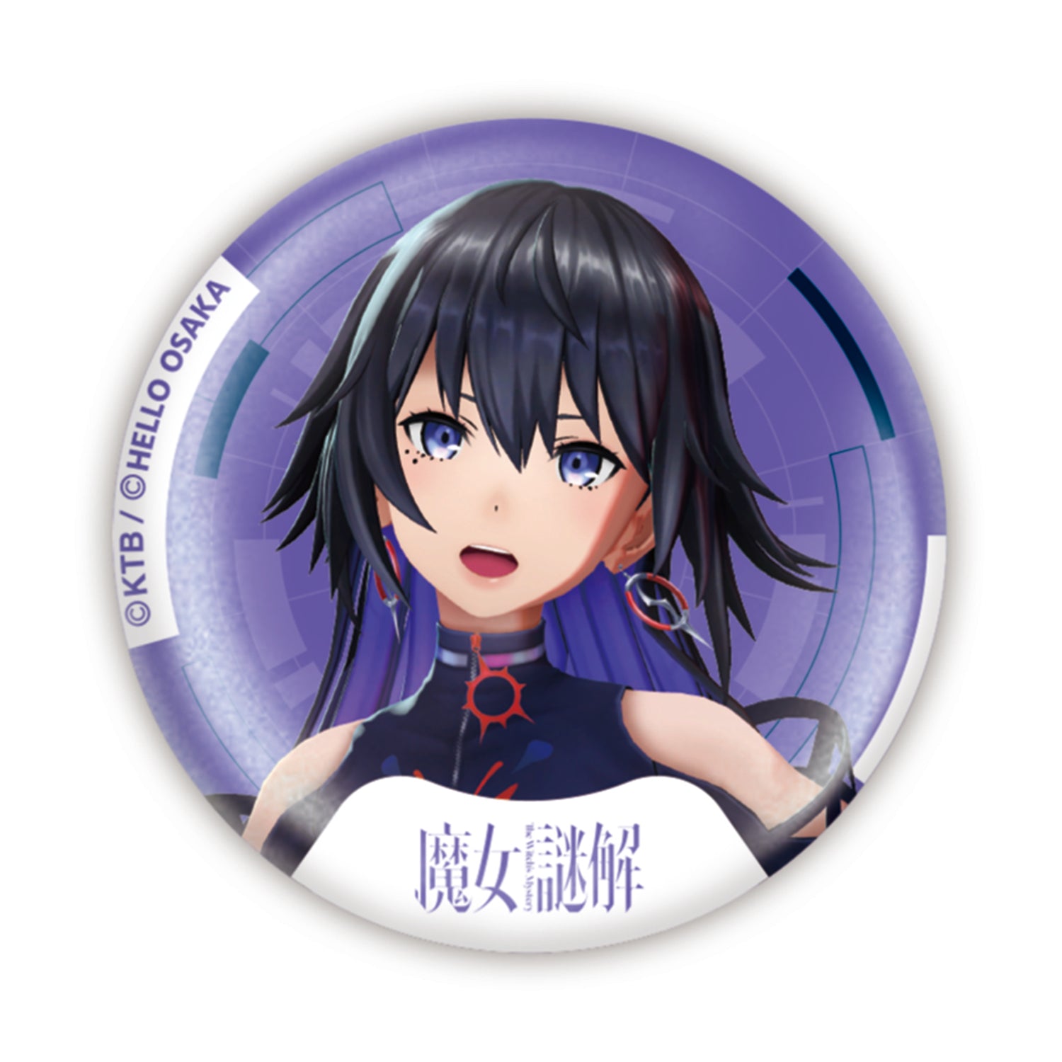 KAMITSUBAKI STUDIO×HELLO OSAKA】クッション缶バッジ3個セットB（狸眼