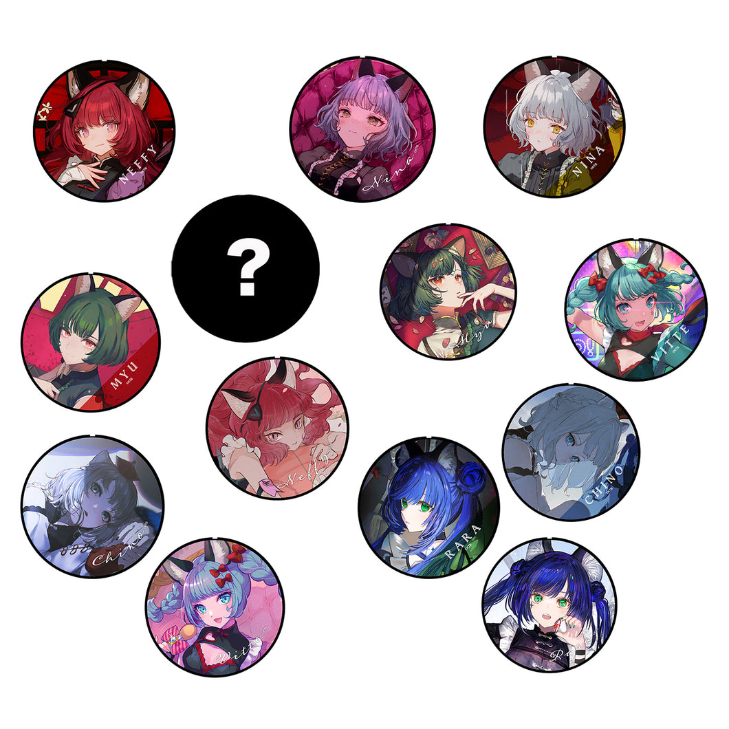 VALIS】ランダム缶バッジ（全13種）／5th ONE-MAN LIVE「未来カレイド