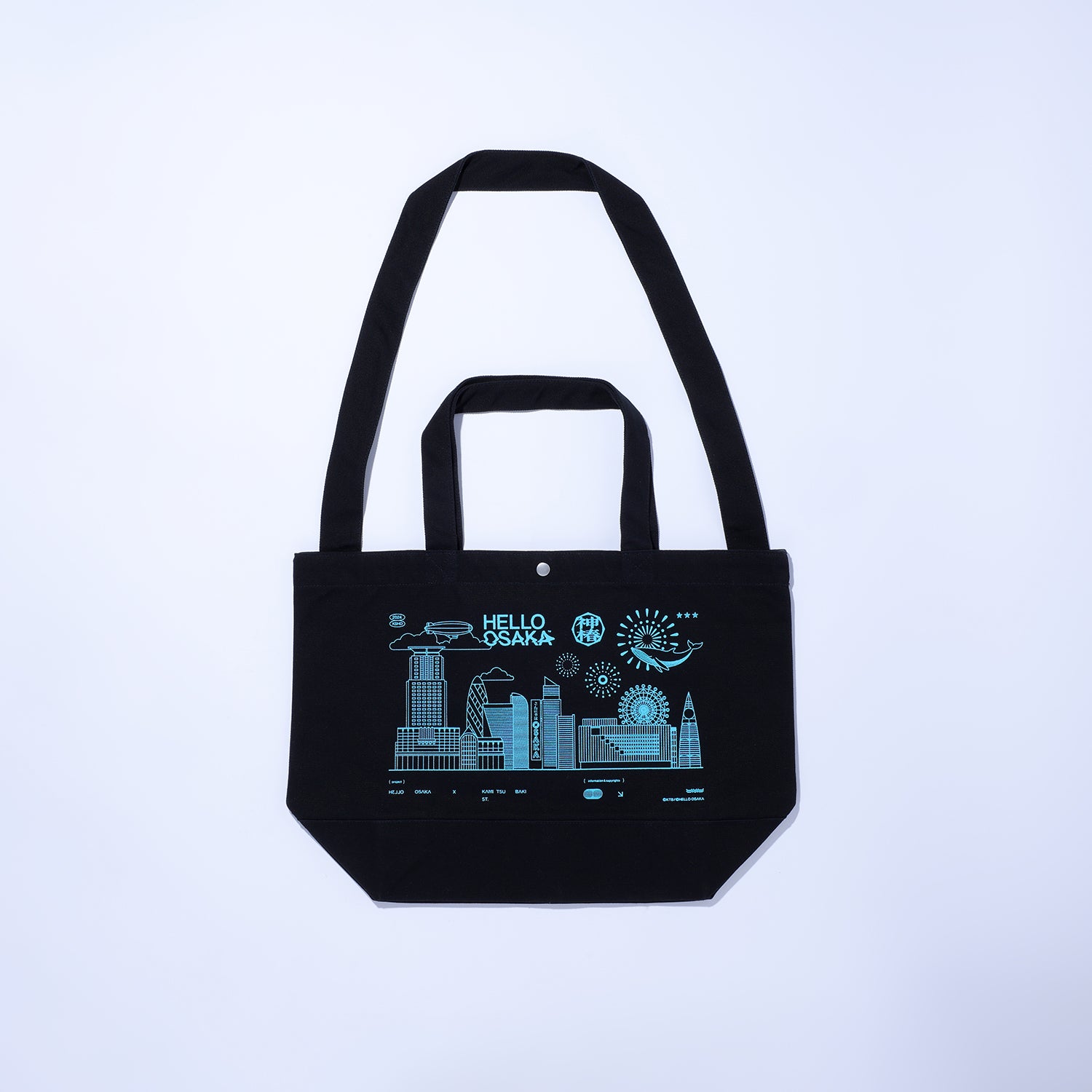 KAMITSUBAKI STUDIO×HELLO OSAKA】2WAYトートバッグ／KAMITSUBAKI