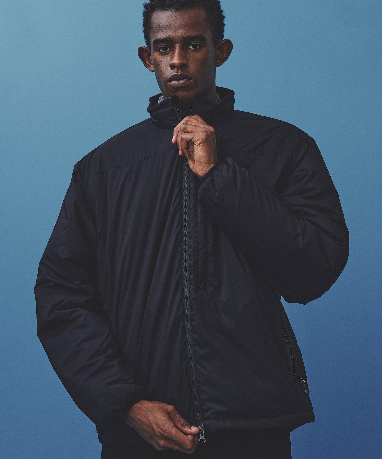 PRIMALOFT INSULATED JACKET (Black) | プリマロフト中綿ナイロン
