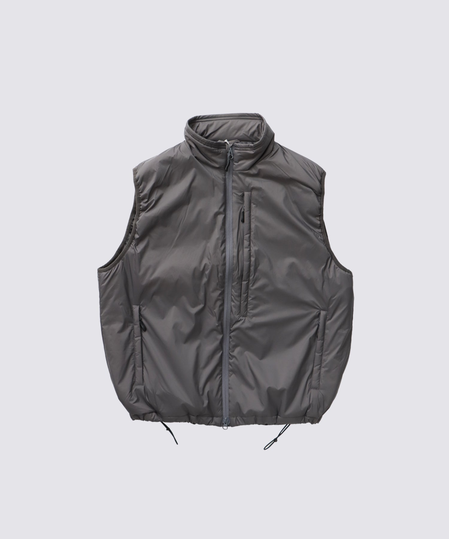 PRIMALOFT INSULATED VEST (Gray) | プリマロフト中綿ナイロンベスト