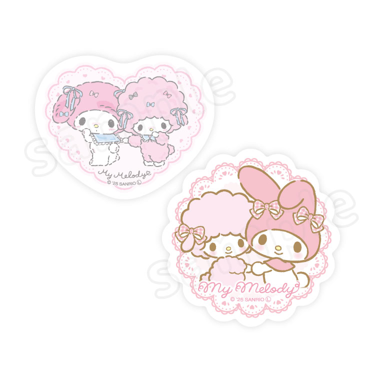 マイメロディなかよしリボン ダイカットステッカーセット｜むにゅ
