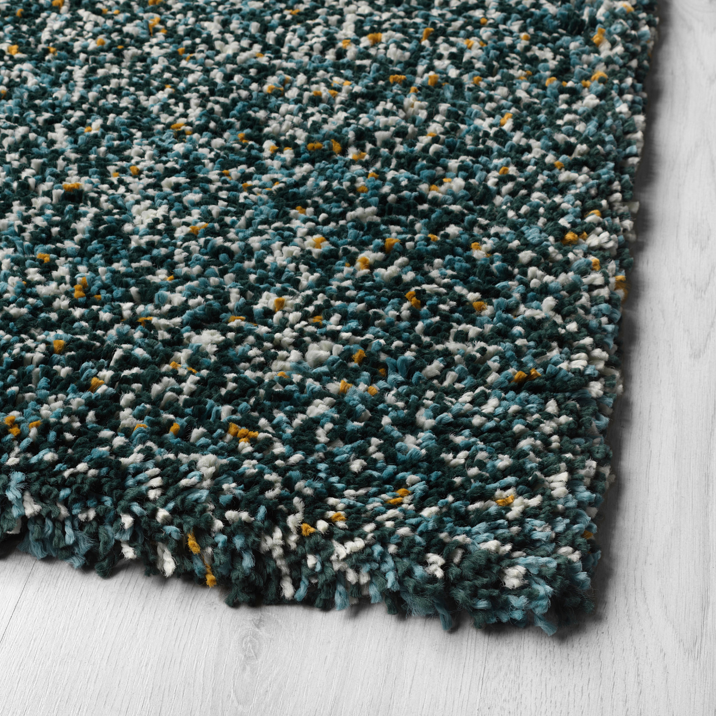 VINDUM rug, high pile blue-green - IKEA