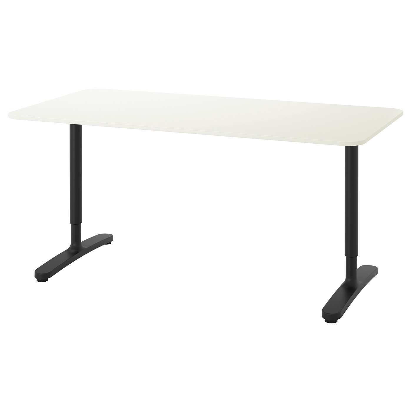 BEKANT desk white/black - IKEA