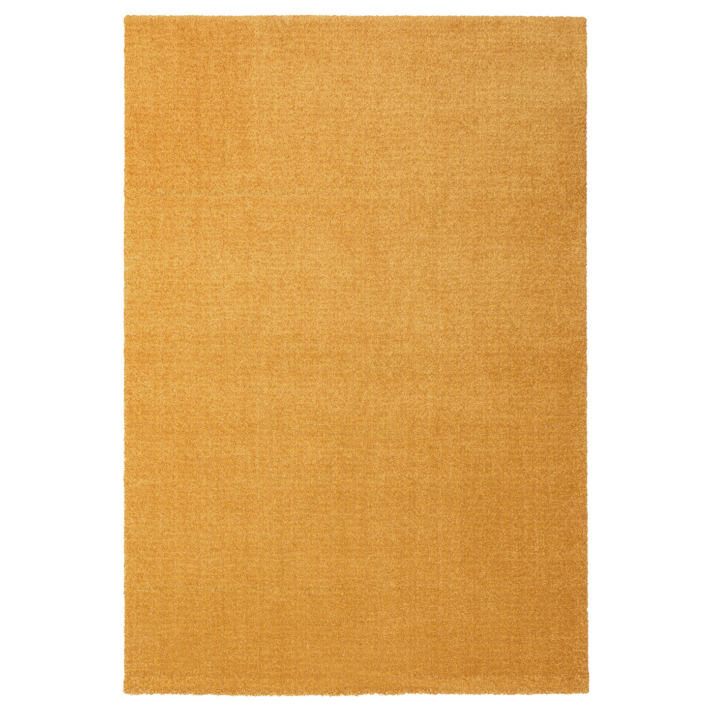 LANGSTED rug, low pile yellow - IKEA