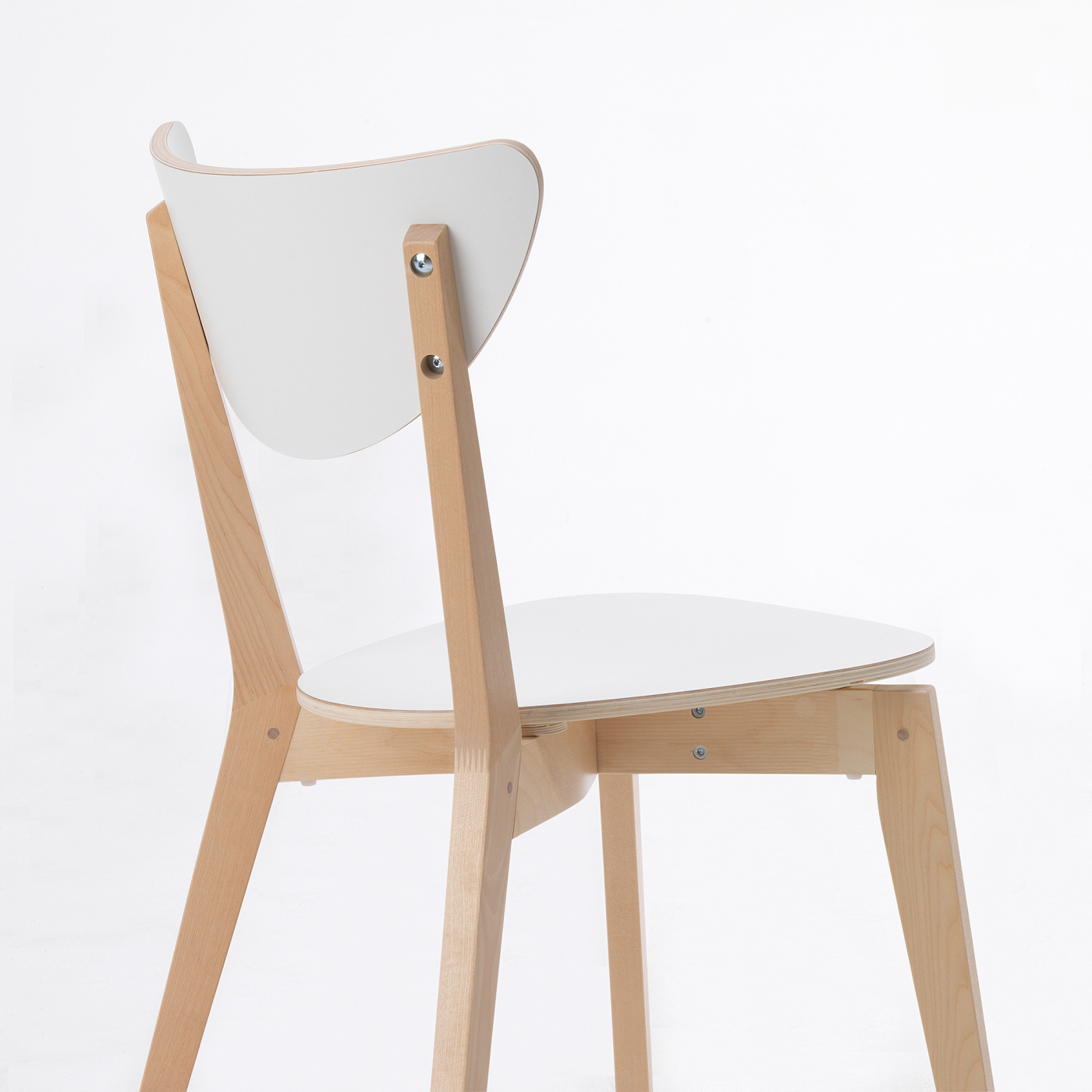 NORDMYRA chair white/birch - IKEA