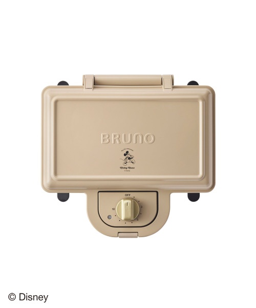 DISNEY ホットサンドメーカー ダブル ベージュの通販 | BRUNO online