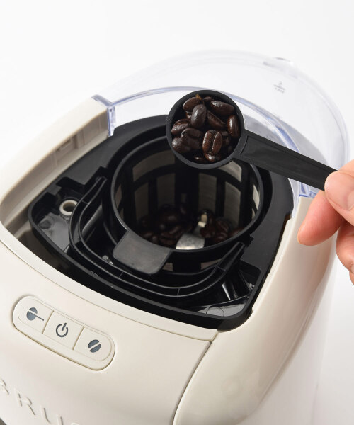 コンパクトミル付きコーヒーメーカー グレージュの通販 | BRUNO online