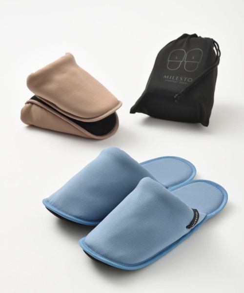 MILESTO UTILITY 洗える携帯スリッパ L ブルーグレーの通販 | BRUNO online