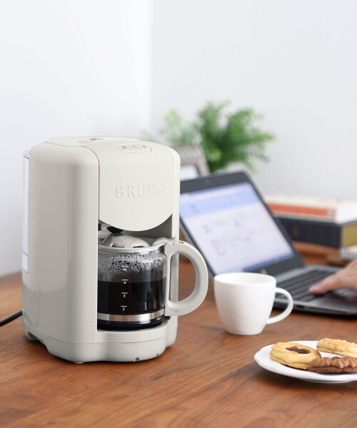 コンパクトミル付きコーヒーメーカー グレージュの通販 | BRUNO online