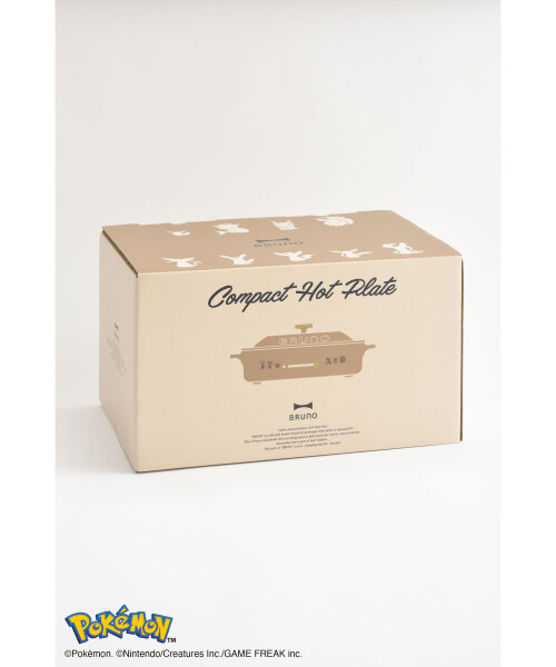 イーブイフレンズ コンパクトホットプレート ブラウンの通販 | BRUNO