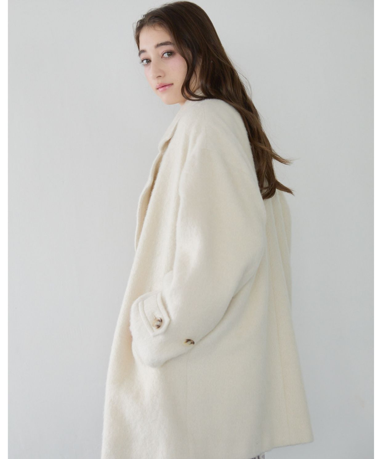 シャギーラペルコート｜Stola.（ストラ）公式通販サイト