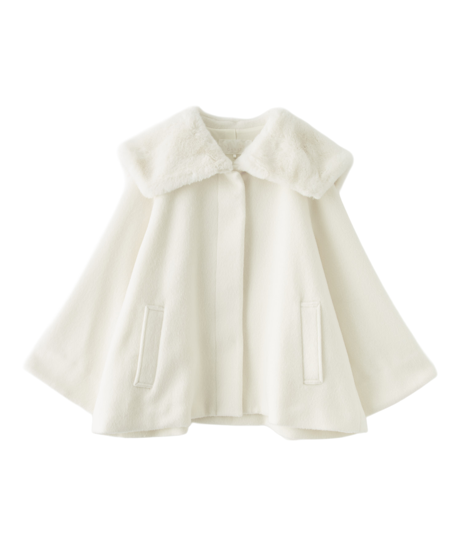 フェイクファービッグカラーケープコート｜PETAL ONLINE（ペタル