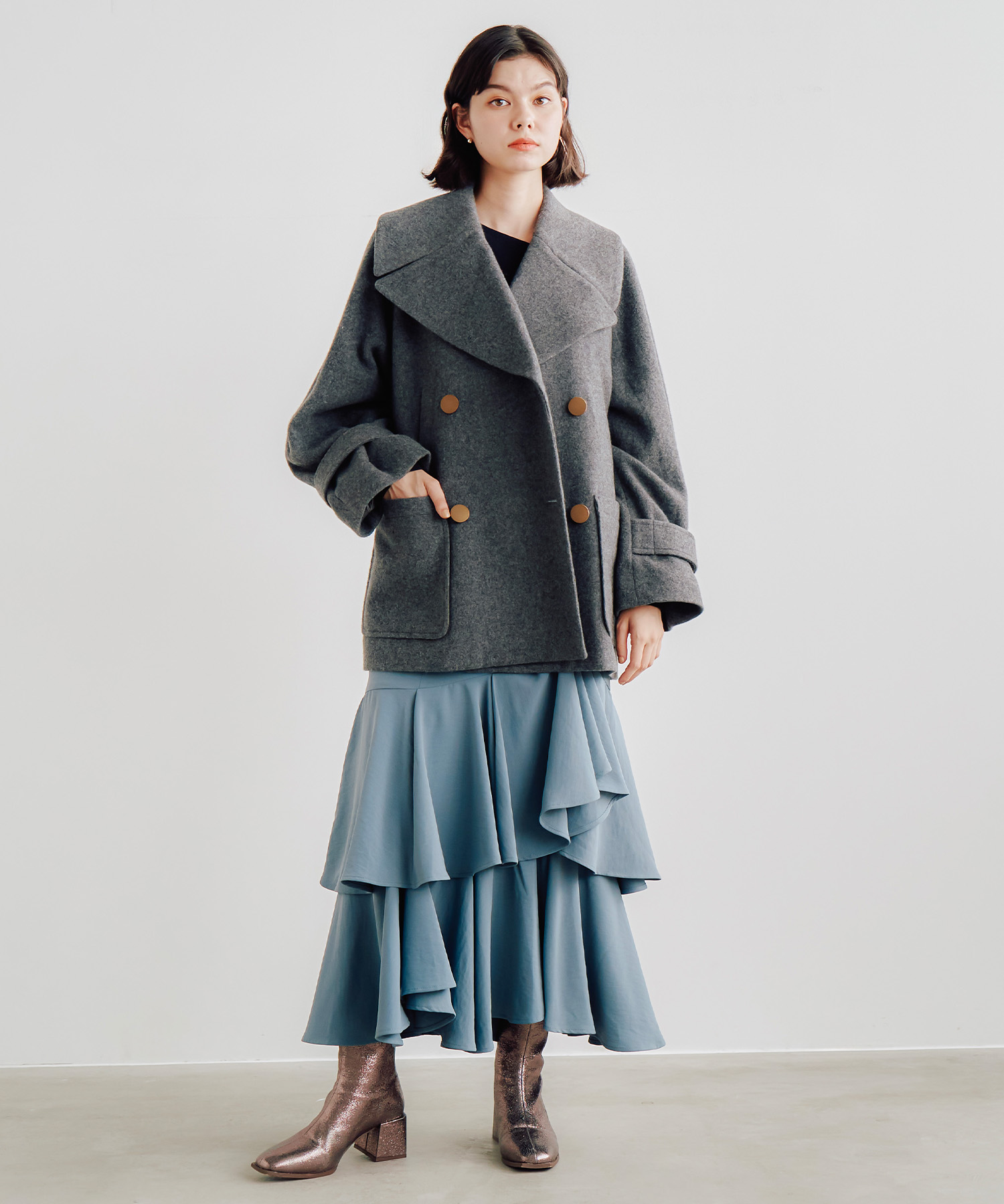 インペリアルモッサショートPコート｜PETAL ONLINE（ペタルオンライン）