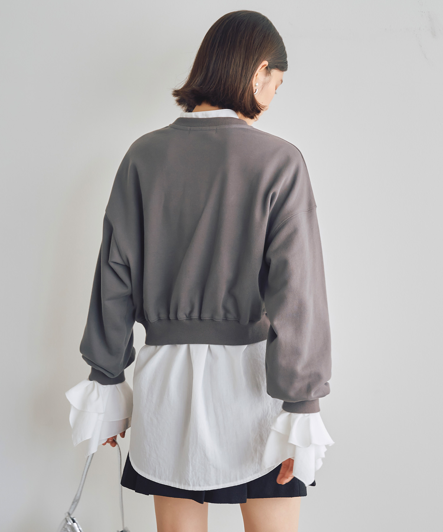 ブラシ刺繍ロゴスウェット｜PETAL ONLINE（ペタルオンライン）