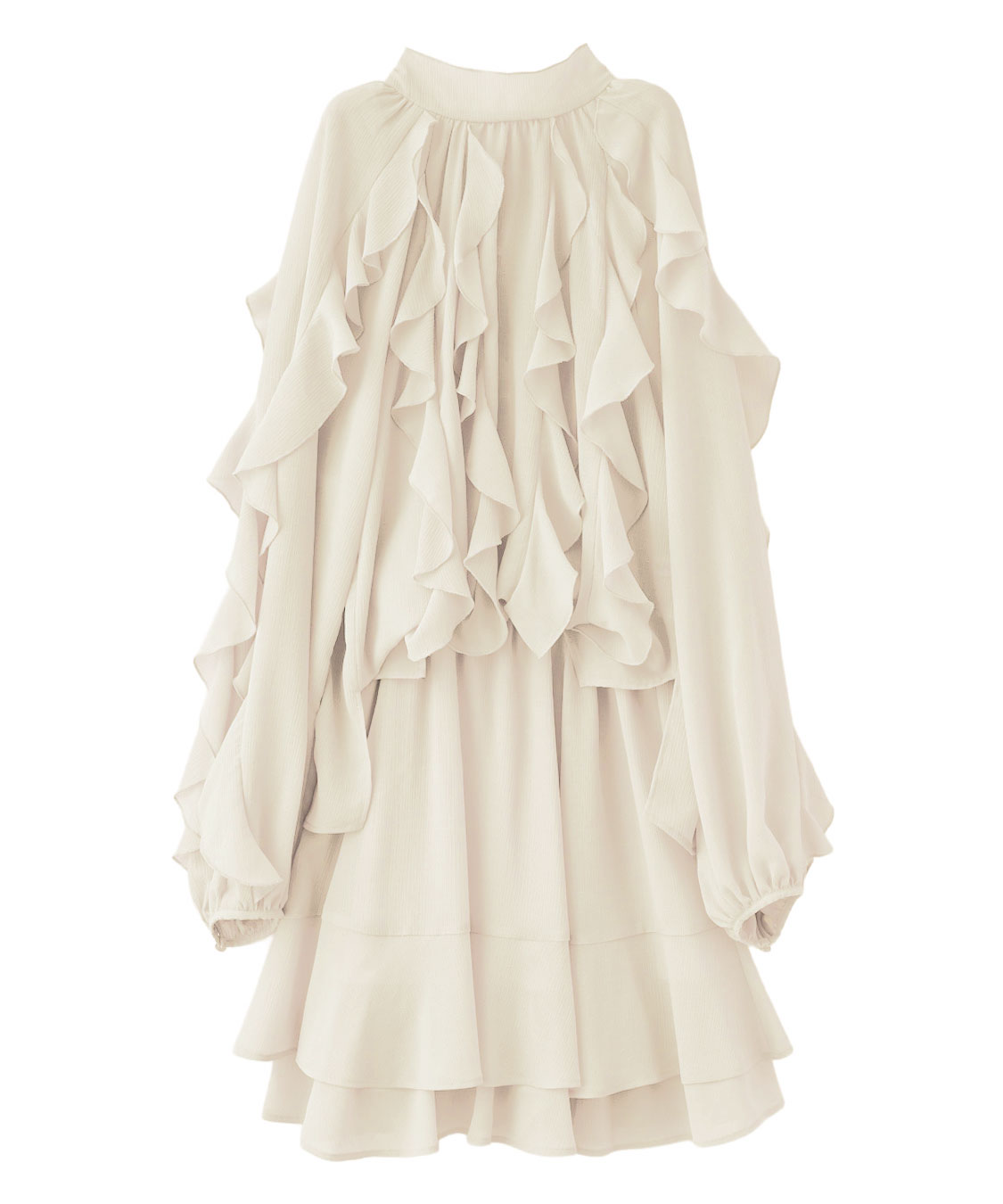 カスケードボウタイフリルミニワンピース｜PETAL ONLINE（ペタル